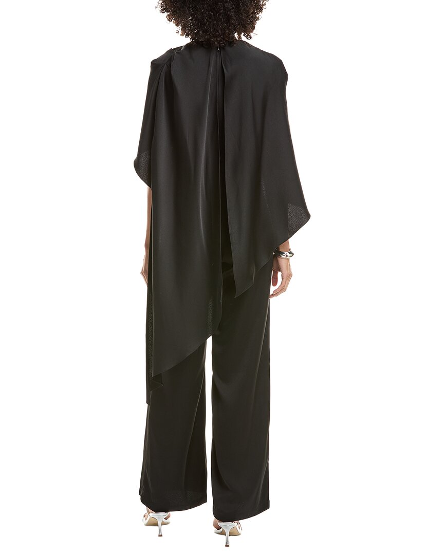 Halston Paulette Crepe Jumpsuit