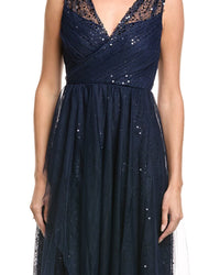 Theia Kiana Beaded Gown