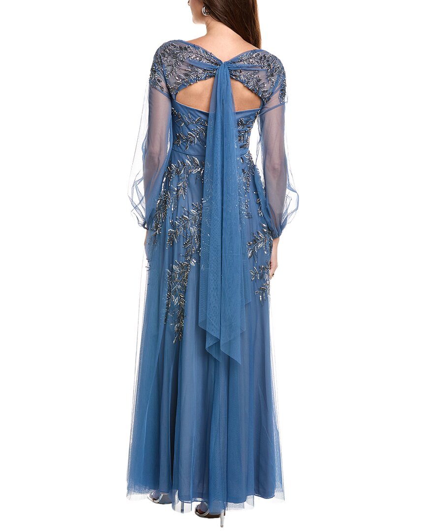 Theia Wilma Bishop Sleeve Gown Theia Wilma Bishop Sleeve Gown