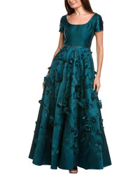 Theia Selma 3D Flower Gown