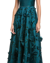 Theia Selma 3D Flower Gown