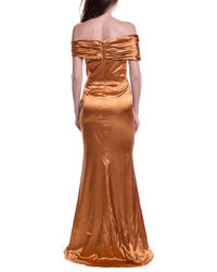Rene Ruiz Satin Gown