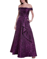 Rene Ruiz Paisley A-Line Gown