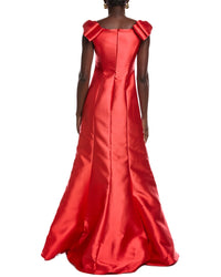 Rene Ruiz Off-The-Shoulder Mermaid Gown