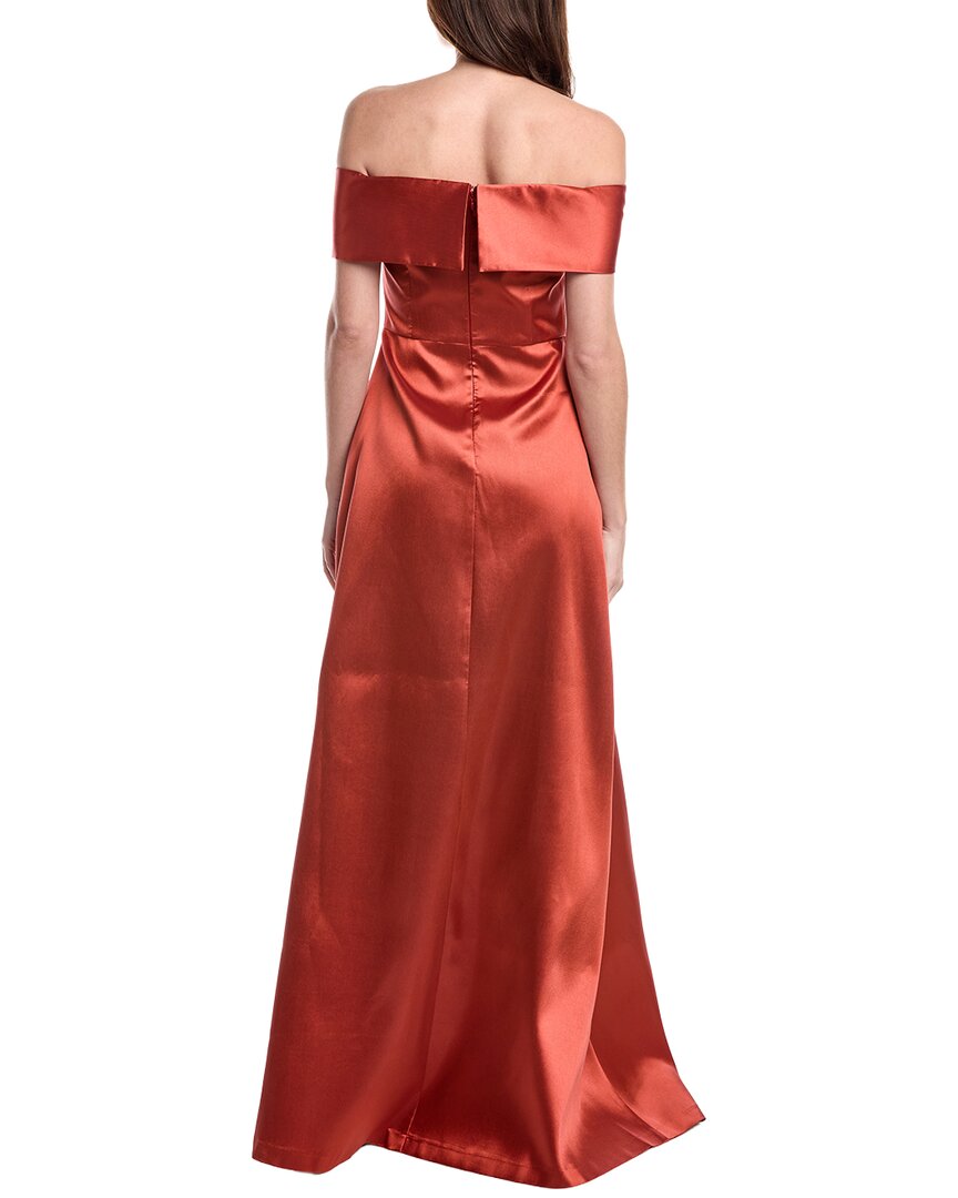 Rene Ruiz Off-The-Shoulder A-Line Gown