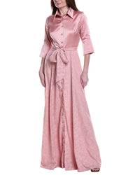 Rene Ruiz Brocade Shirt Gown