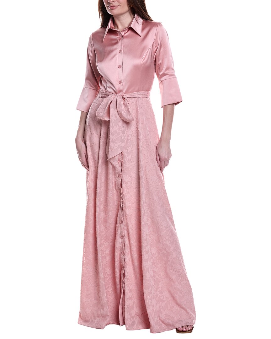 Rene Ruiz Brocade Shirt Gown
