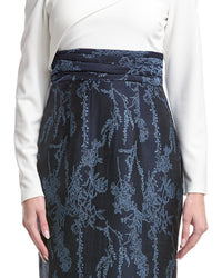 Rene Ruiz Asymmetric Off-Shoulder Knit Top Gown