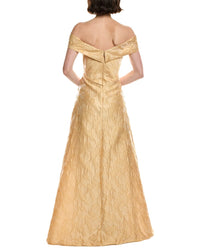 Rene Ruiz Floral A-Line Gown