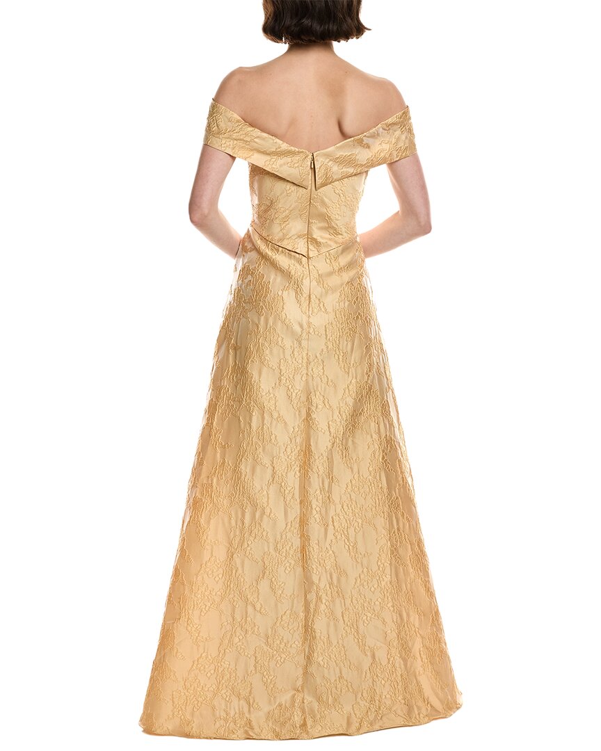Rene Ruiz Floral A-Line Gown