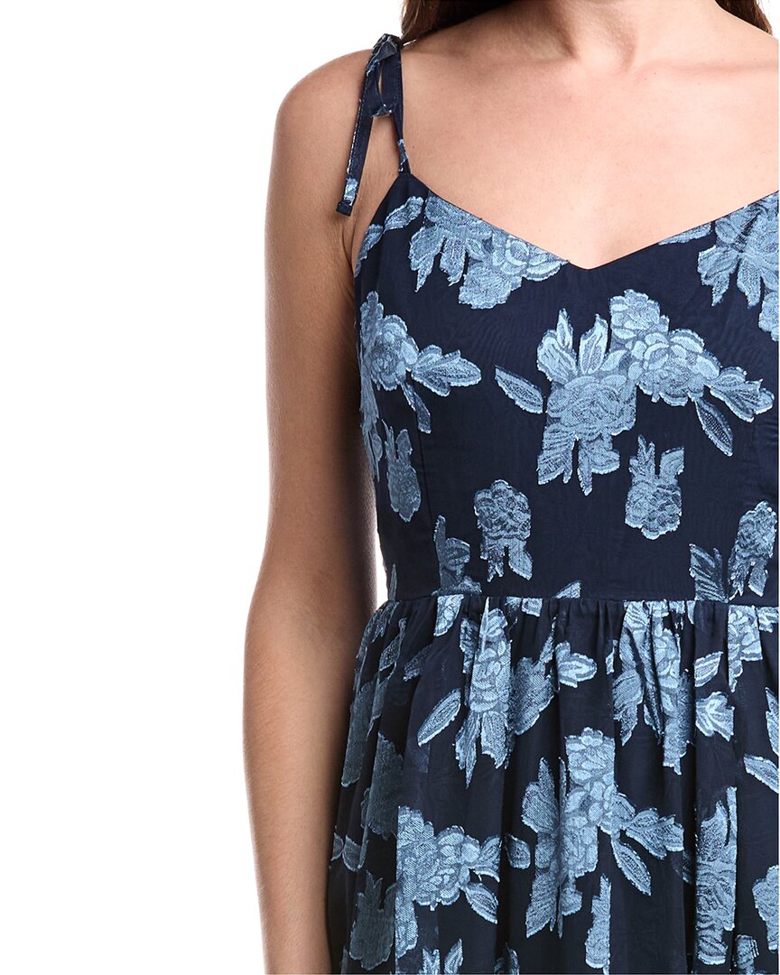 Rene Ruiz Sweetheart Tie Straps Oversized Floral A-Line Gown