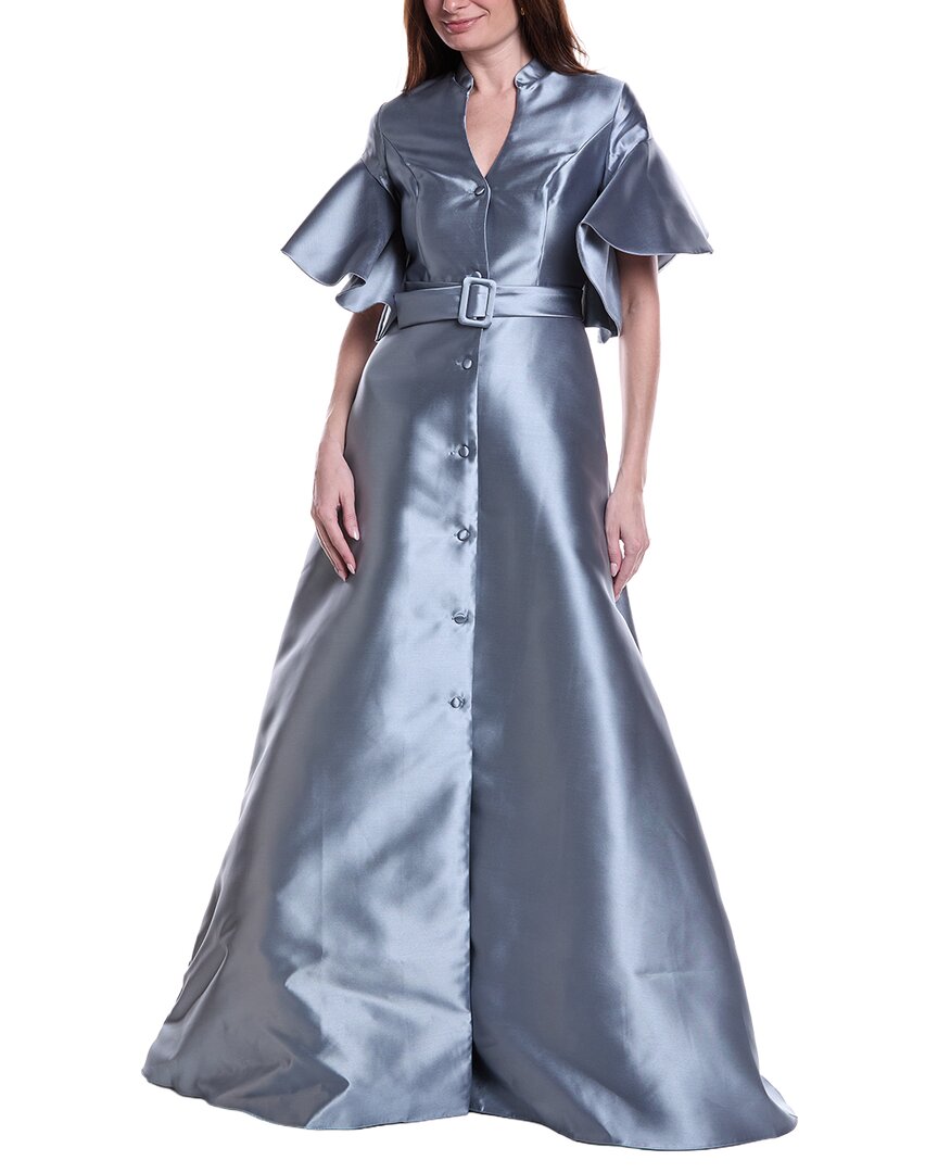 Rene Ruiz Mikado Shirt Gown