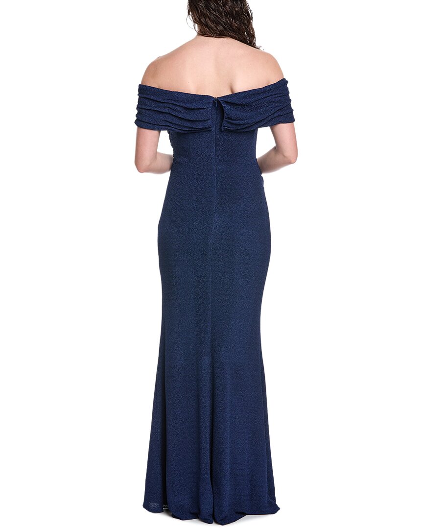 Rene Ruiz Off-Shoulder Mermaid Gown