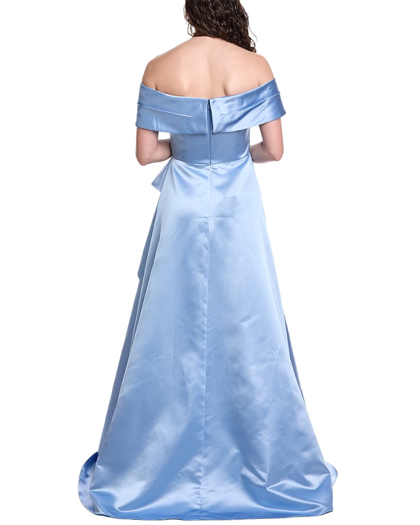 Rene Ruiz Off-The-Shoulder A-Line Gown