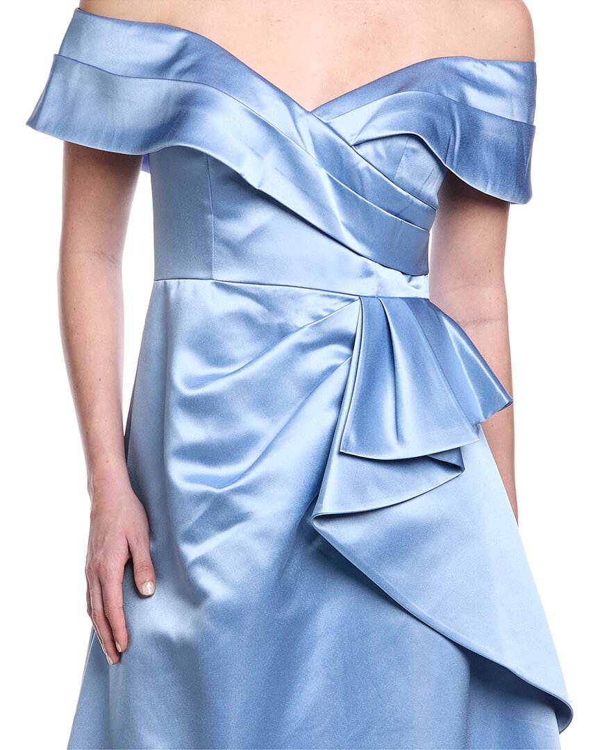 Rene Ruiz Off-The-Shoulder A-Line Gown
