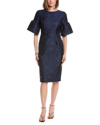 Rene Ruiz Bell Sleeve Bodycon Sheath Dress