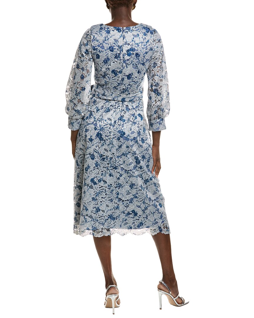 Rene Ruiz Abstract Lace Midi Dress