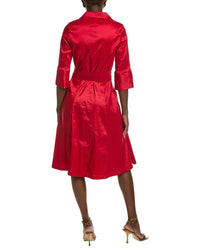 Rene Ruiz Mikado Shirt Dress