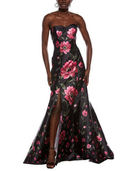 Rene Ruiz Strapless Sweetheart A-Line Dress