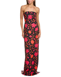 Rene Ruiz Strapless Column Gown