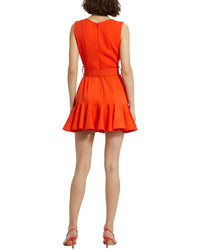Mac Duggal Crepe Mini Dress With Belt
