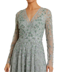 Mac Duggal Long Sleeve Gown