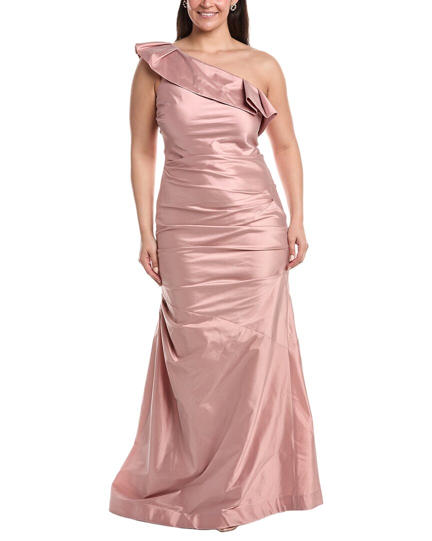 Teri Jon By Rickie Freeman Plus Embellished Maxi Dress