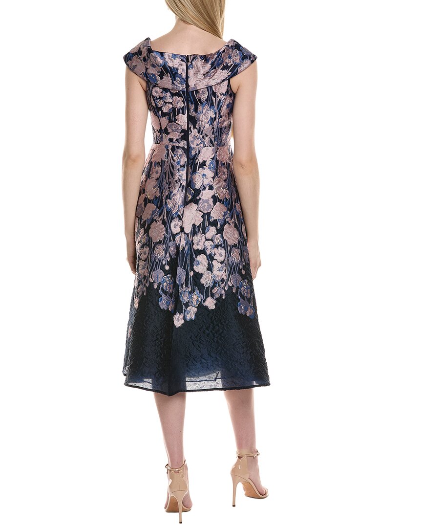 Teri Jon By Rickie Freeman Midi Dress