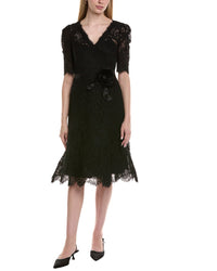 Teri Jon By Rickie Freeman Midi Dress