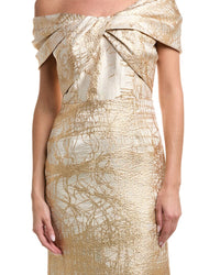 Teri Jon By Rickie Freeman Embellished Maxi Dress