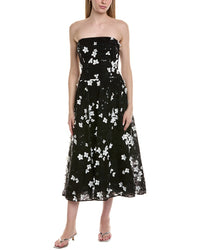 Teri Jon By Rickie Freeman Sleeveless Midi Dress