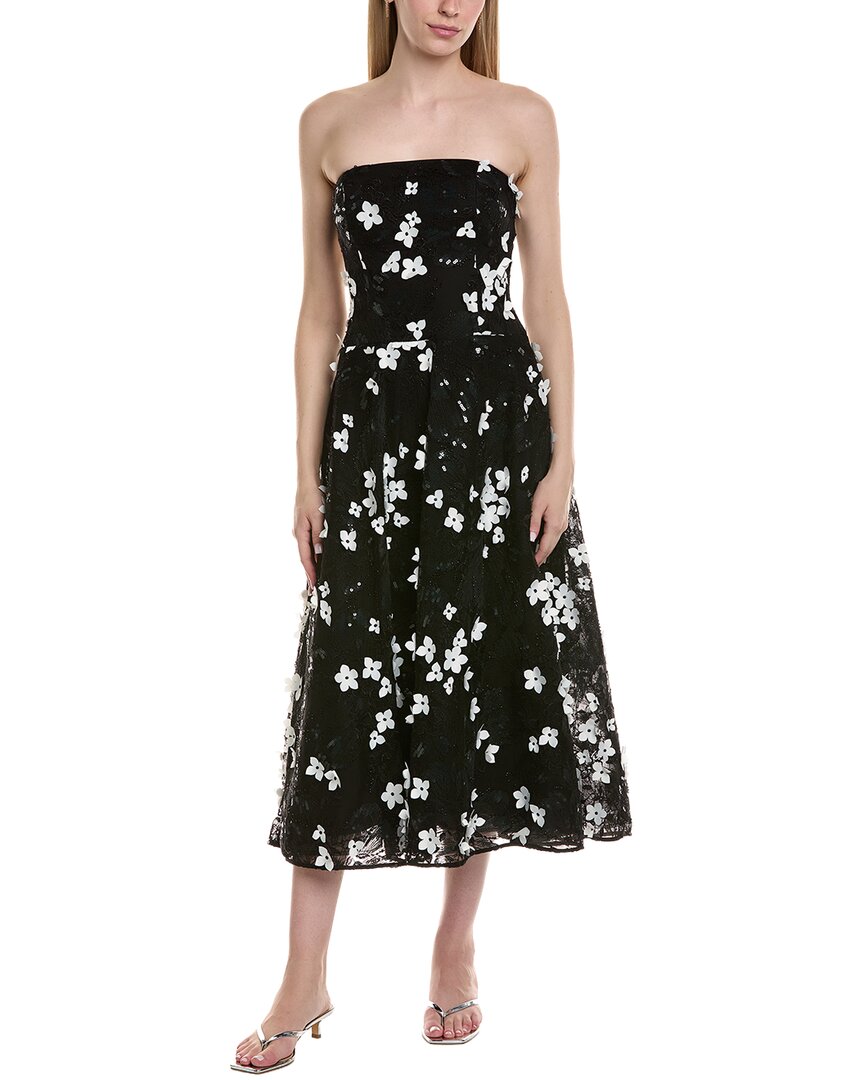 Teri Jon By Rickie Freeman Sleeveless Midi Dress