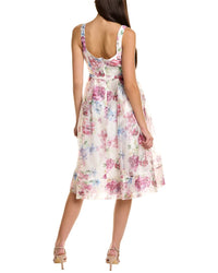 Ml Monique Lhuillier Sleeveless Midi Dress