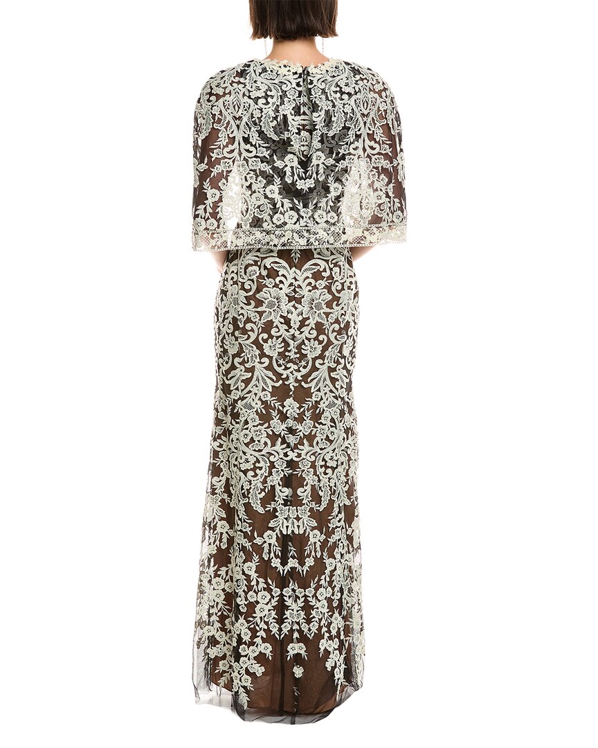 Marchesa Notte Soho Embroidered Gown