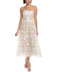 Marchesa Notte Midi Dress