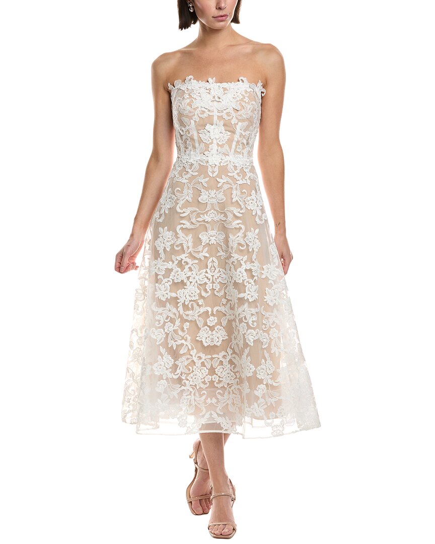 Marchesa Notte Midi Dress