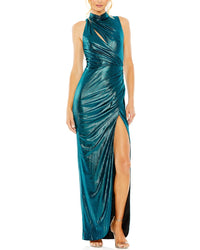 Mac Duggal High-Neck Gown