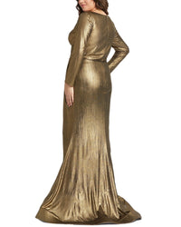 Mac Duggal Metallic Evening Gown