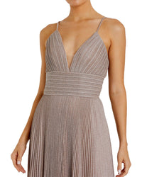 Mac Duggal V Neck Gown