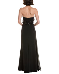 Badgley Mischka Sequin Combo Gown