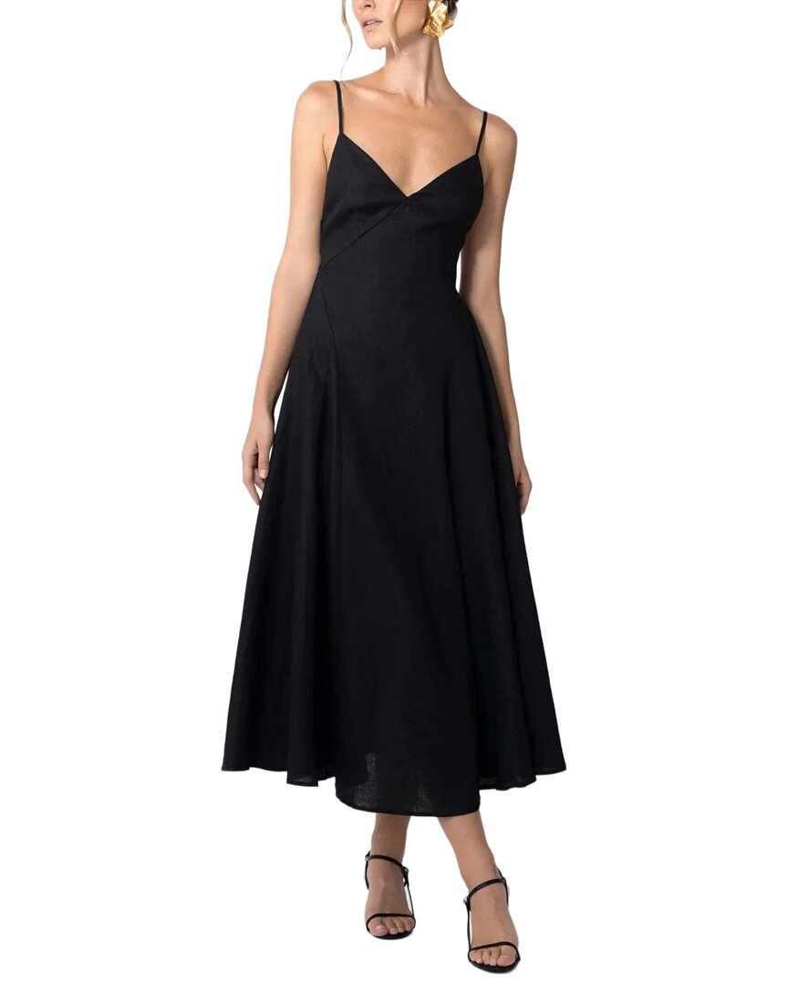 Sau Lee Hannah Linen Dress