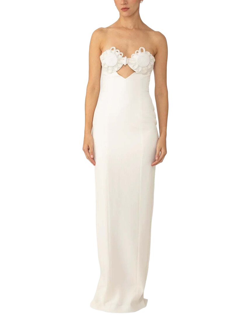 Sau Lee Evelyn Strapless Dress