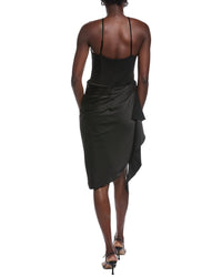 Aidan Mattox Solid Mid Dress