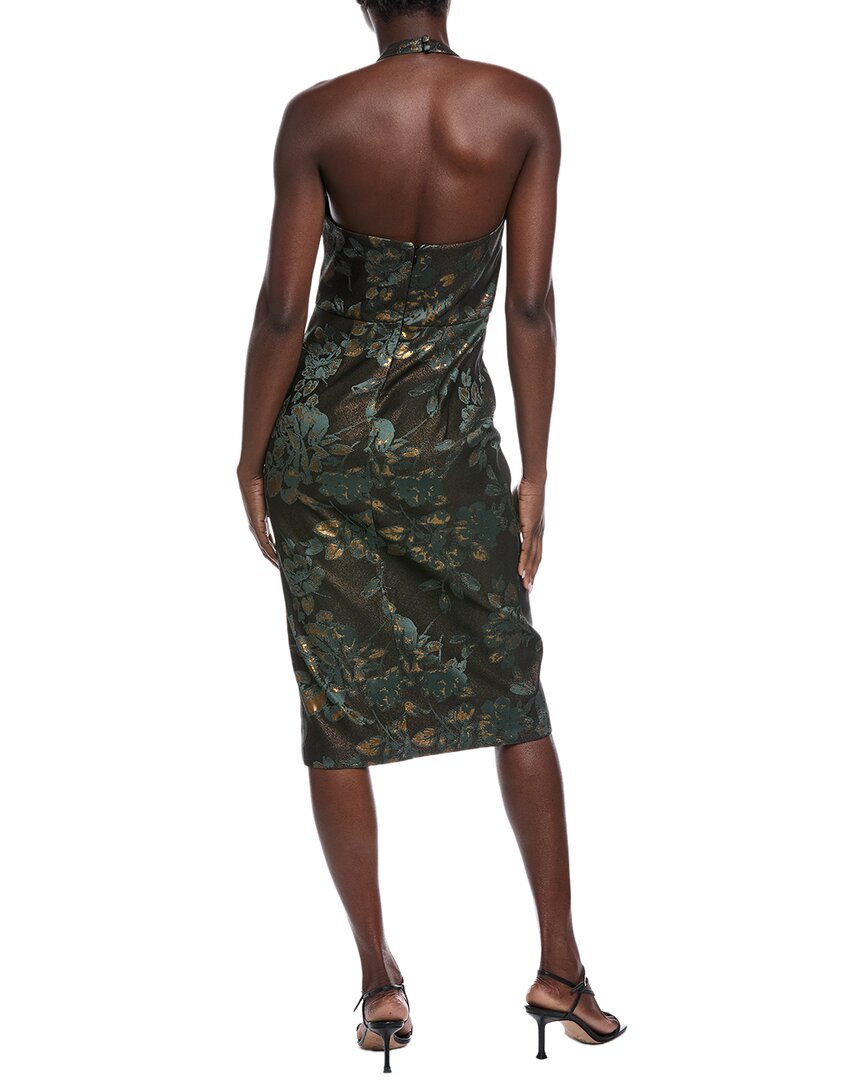Aidan Mattox Printed Midi Dress