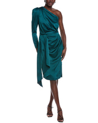 Aidan Mattox Solid Mid Dress