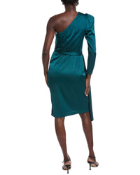 Aidan Mattox Solid Mid Dress