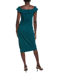 Aidan Mattox Printed Midi Dress