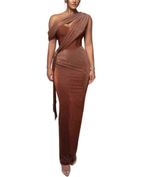 Amanda Royal Maxi Dress