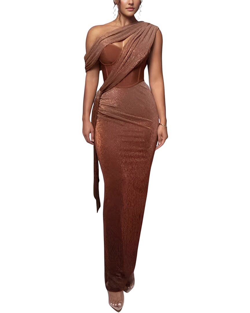 Amanda Royal Maxi Dress