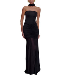 Amanda Royal Maxi Dress
